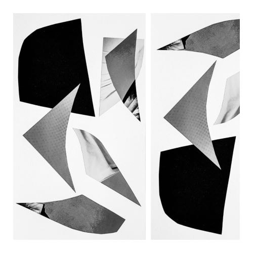 TINA GRAPHICS | Tina Stynen mixed media artwork | an exploration black and white and some grey