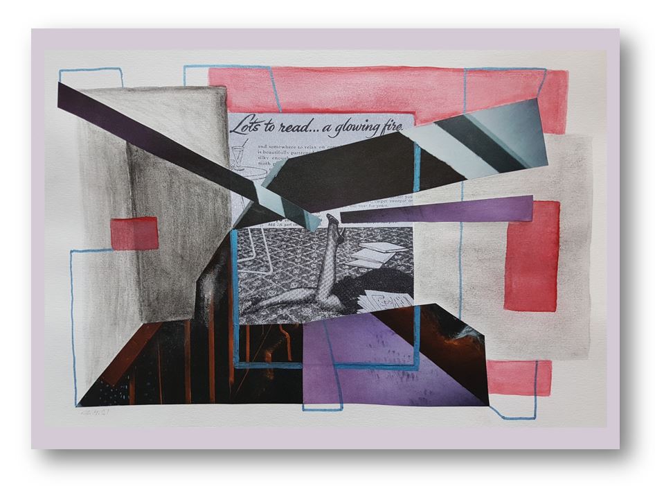 TINA GRAPHICS | Tina Stynen mixed media artwork | collages | 1955