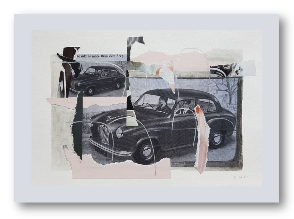 TINA GRAPHICS | Tina Stynen mixed media artwork | collages | 1955