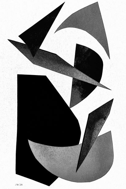 TINA GRAPHICS | Tina Stynen mixed media artwork | black & white